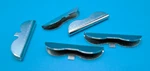 Five American Flyer Pikemaster All Aboard Panels 26340 Track Pins Connectors. Fixed Price $5.00.