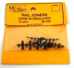 Micro Engineering Scale Plastic Insulated Rail Joiners, Code 55 26-056. Fixed Price $5.93.