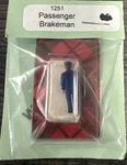 Weston Campbell Ho Scale #1251 Passenger Brakeman Nip. Fixed Price $17.99.