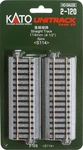 Kato 2-120 Ho Unitrack 114MM 1/2IN Straight 4PCS. Fixed Price $16.95.