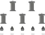 Kato Gauge Bridge Pier NO.5 Pieces 23-017-1 Railway Model Supplies. Fixed Price $13.11.