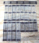 Mixed Lot Of K-line / Lionel Gauge Brown Tie Straight Tracks (5E). Fixed Price $27.00.
