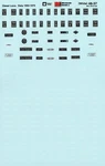 Microscale 48-37 1/48 Data Builders Plates Diesel Locomotive Decals. Fixed Price $13.99.