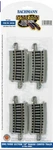 Bachmann 44530 Ho Ns 1/3 Section 18" Radius Curved E-z Track (pack Of 4). Fixed Price $11.84.