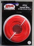 Atlas Track Layout Red Wire 20 Gauge Stranded 50 Ft Train Lights ATL316. Fixed Price $12.84.