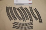Marklin 2221 Ho Track; 14-3/16" (360MM) Radius: 10 Pcs Of Per Box. Fixed Price $14.98.