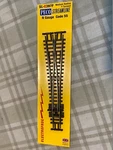 Peco SL-E397F Code 55 Medium Radius Turnout ( Y ) Electrofrog. Fixed Price $25.37.