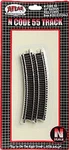 Atlas Code 55 Track W/nickel-silver Rail & Brown Ties 10IN Radius Full Cu 2010. Fixed Price $12.98.