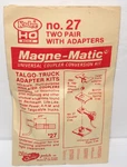 Kadee Ho Scale No. 27 Magne-matic Universal Coupler Conversion Kit Two Pair. Fixed Price $11.99.