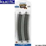 Bachmann 44503 22 Inch Curved Nickel Silver E-z (4) Ho. Fixed Price $14.99.