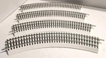 Lionel O-36 Curve 4-PACK Fastrack White Ballast 6-85390. Fixed Price $34.99.