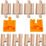 Orbrium Toys Pcs Wooden Train 8X Adapters + 2 Connetors Thomas Tracks. Fixed Price $14.76.