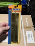 Vintage Life-like Ho Gauge Straight Track 3PC Brass Black 8609 Model Train Rail. Fixed Price $5.99.