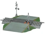 Lionel Fastrack Grade Crossing With Flashers 6-12052. Fixed Price $126.99.