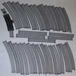 Mixed Lot 35+ ***tyco Feller Garnet Italy Slovenia Ho Track*** 18" Curve No. 918. Fixed Price $15.50.