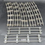 Mth Standard Gauge Tinplate Tubular 5 X 72" Diameter Curve Track Straight Pc. Fixed Price $65.00.