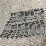 Lot Of 22 Lionel O27 Tubular Curved 9" 10" Track Sections Segments. Fixed Price $17.50.