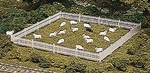 Atlas Ho Picket Fence & Gate 6' 18.3M White 776. Fixed Price $10.98.