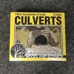 Woodland Scenics Two Random Stone Culverts Ho Scale #C1264 Nos. Fixed Price $9.00.