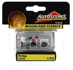 Scale Woodland Scenics Autoscenes AS5342 Junior's Pit Stop Coupe. Fixed Price $19.54.