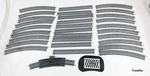 Vtg Lot Of 31 Tyco Ho Scale 9" Train Tracks Straight (10) Curved (20) 15948 T203. Fixed Price $12.95.