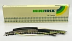 Scale Minitrix 14967 Electric Bow Crossover Right Track 9MM Nib. Fixed Price $59.99.