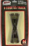 Atlas Scale New 2026 Code 55 Track 22.5 Degree Diamond Crossing 2041. Fixed Price $13.47.