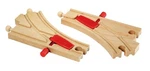 Brio Knob-equipped Switching Point 33344 For Ages And Up. Toy Wooden Rail. Fixed Price $58.96.