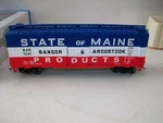 Ho Scale Bachmann 17038 40' Boxcar Bangor & Aroostock. Fixed Price $12.95.