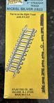 Atlas #823 Ho Scale 4 Sections 3" Straight Model Train Track Nickel Silver New. Fixed Price $7.50.