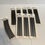 Bachmann Ho Tracks- (8) 44112 9 Straight Packs, (1) 44102 18 Radius. Fixed Price $45.00.