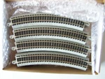 064(C) New Bachmann 24 Pcs.n Scale 44880 11.25R. Ez Track Nickel Sil.rail. Fixed Price $69.95.