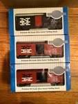 3- Brand New Bachmann Ho Scale 40FT PS1 Haven Box Cars. Fixed Price $74.99.