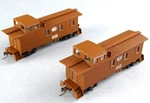Ho Pack Nyc New York Central Wood Cabooses Nib Nos # 932-27502. Fixed Price $54.95.