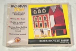 Scale Bachmann Plus, Bob's Bicycle Shop Building Kit, #35123. Fixed Price $14.99.