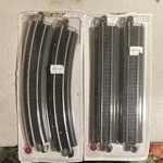 Bachmann Ho Scale Snaps Together Curve & Straight Track Set, Two-rail, 1:87. Fixed Price $28.00.