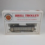 Bachmann Ho Scale #61039 - Hershey Brill Trolley #9 New In Box. Fixed Price $34.95.