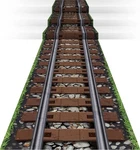 24 X 10 Ft Plastic Railroad Track Aisle Runner Inch, Multi Color. Fixed Price $8.79.