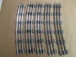 Lot Of 5 Pcs. K-line 072 Curved Gauge Tubular Track. Works W/ Lionel!. Fixed Price $15.00.