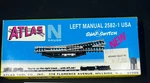 Atlas 2582-1 Left Manual Gauge Snap Switch Model Train Track. Fixed Price $19.50.