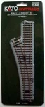 Kato Ho Unitrack 490MM 3/4 Left Hand Manual Switch Turnout (1 Pc) 2-840. Fixed Price $30.80.