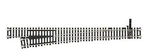 Atlas Code 100 #8 Left Hand Turnout - Ho Scale Nickel Silver Model Train Track. Fixed Price $30.73.