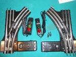 Lionel Pair Of 5132/33 "o Gauge" Remote Cntrld Switch Tracks Serviced Exc .,. Fixed Price $44.95.
