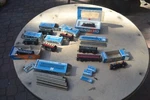 9 Vintage M Rklin H0 Engine Trains # 3104, 4040, 4432, 4108, 4107 + 5106 Tracks. Fixed Price $99.99.