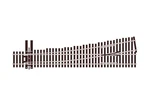 Peco SL-U8362 Ho #6 Code Left Hand Unifrog Turnout (10). Fixed Price $323.13.