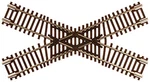Atlas Scale Code 55 45-DEGREE Crossing Model Train Track. Fixed Price $10.99.