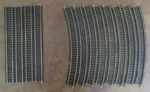 Vintage Ahm Ho Scale Track: Straight 2540, 8 Curved 2560. Fixed Price $11.41.