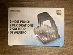 Standard 2 Hole Paper Punch, 30 Sheets Capacity, Black (90079). Fixed Price $16.19.