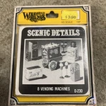 Woodland Scenics D230 Ho Scale DETAILS-8 Vending Machines/nos. Fixed Price $13.49.