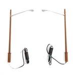 Walthers Scenemaster 949-4805 Ho Led Streetlight Long Arm 2-PACK. Fixed Price $29.99.